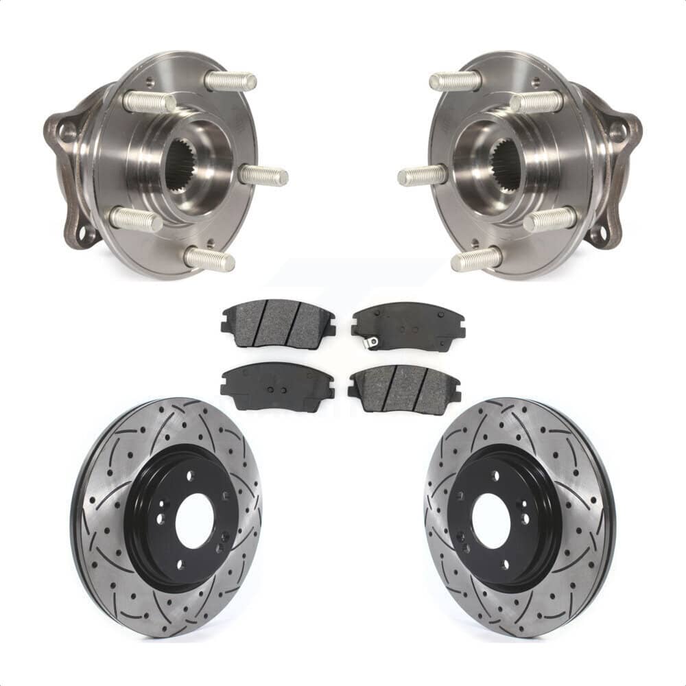 Transit Auto - KBB-114557 - Front Wheel Bearing and Hub Assembly Kits