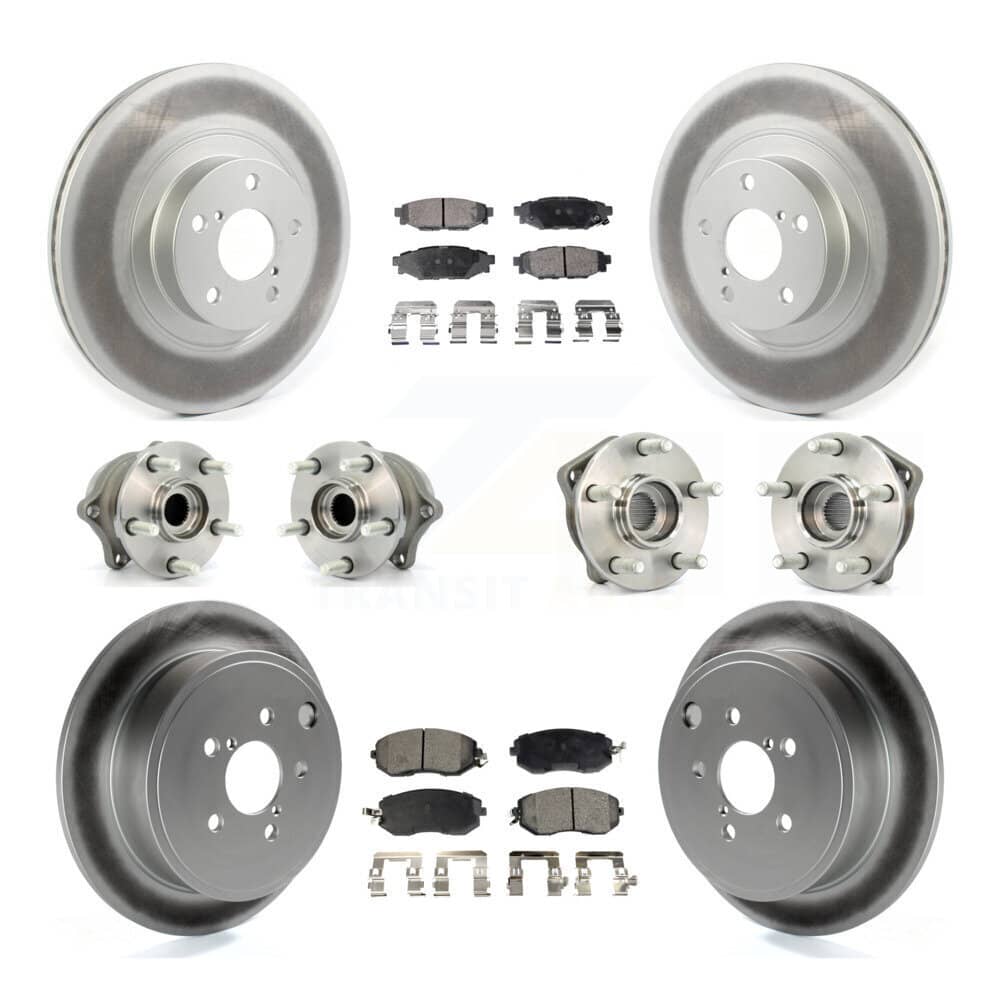 Transit Auto - KBB-114613 - Front and Rear Wheel Bearing and Hub Assembly Kits