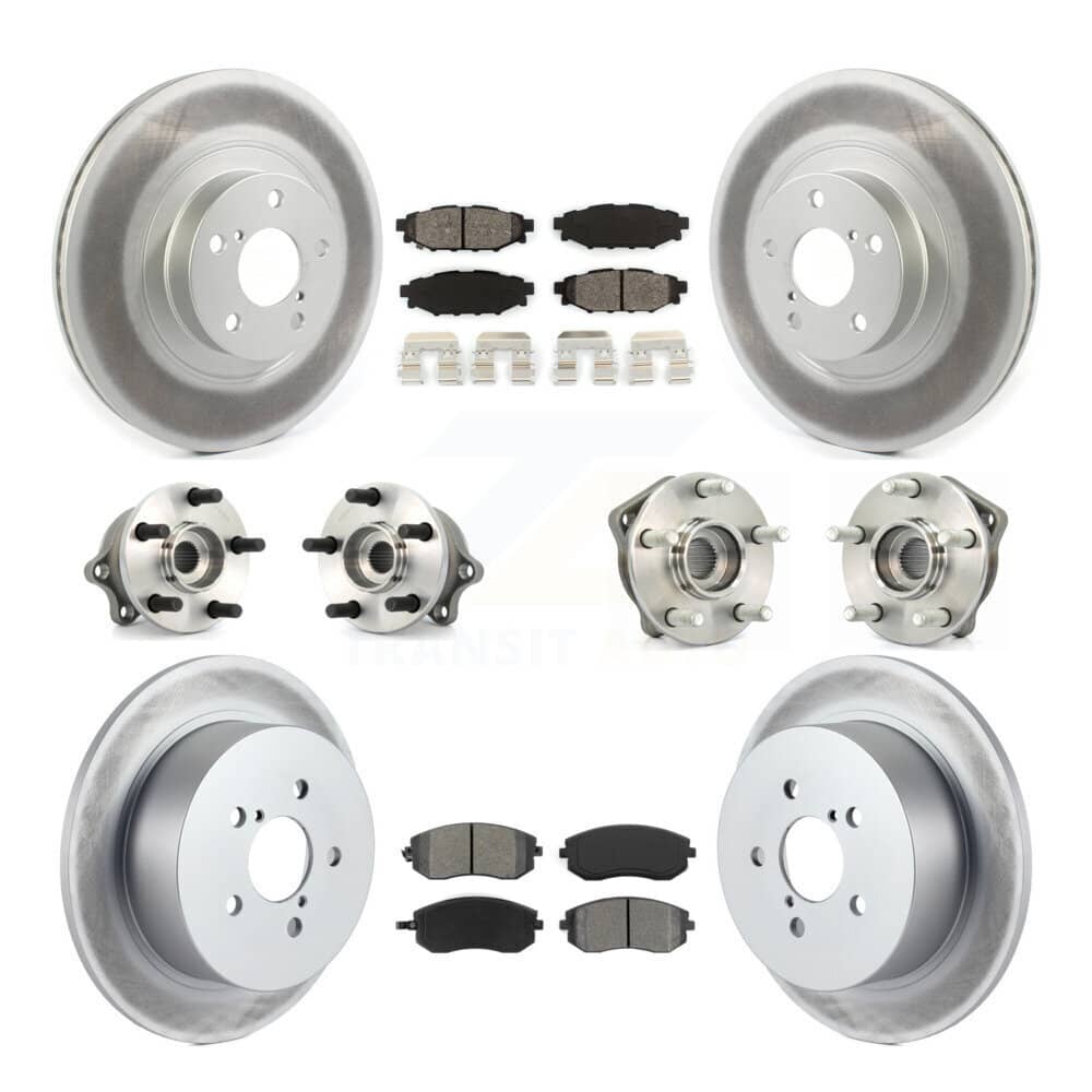 Transit Auto - KBB-114664 - Front and Rear Wheel Bearing and Hub Assembly Kits