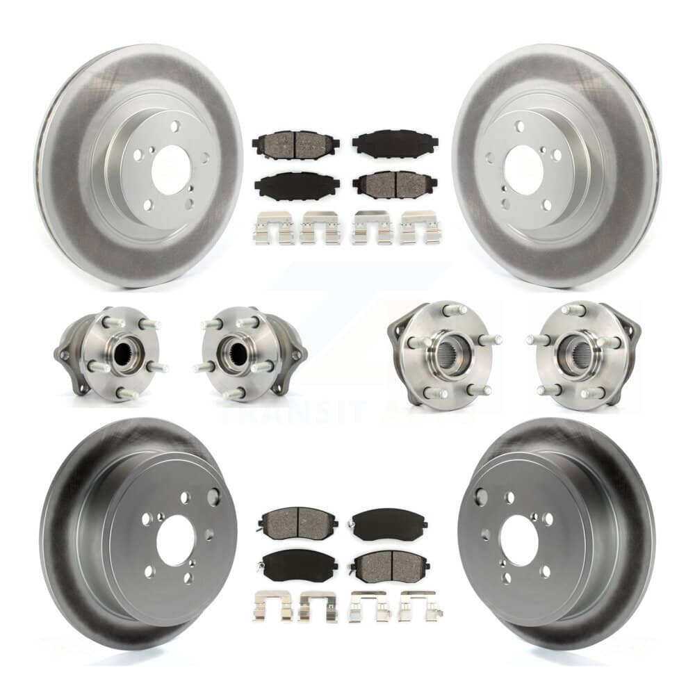 Transit Auto - KBB-114670 - Front and Rear Wheel Bearing and Hub Assembly Kits