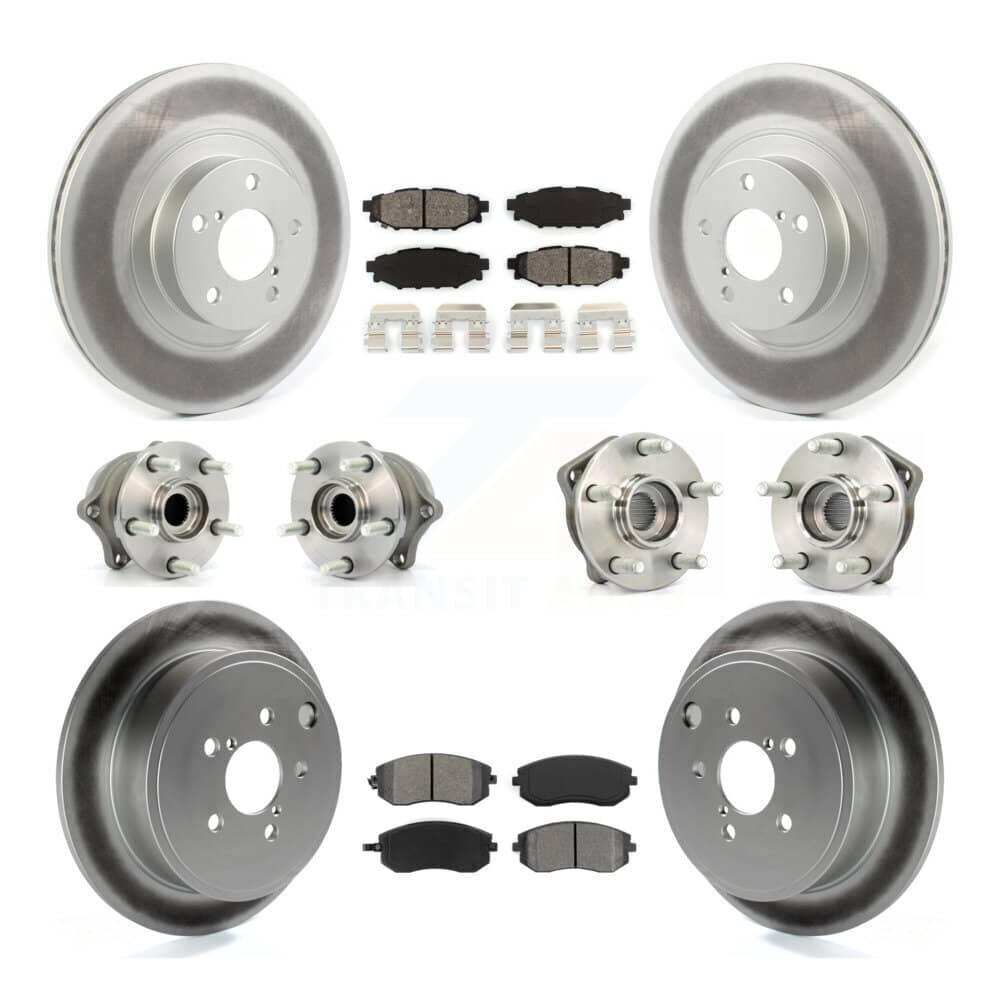 Transit Auto - KBB-114671 - Front and Rear Wheel Bearing and Hub Assembly Kits