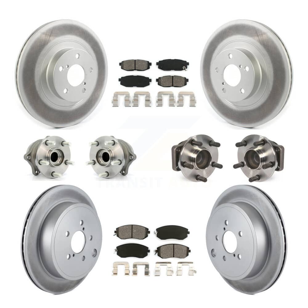 Transit Auto - KBB-114673 - Front and Rear Wheel Bearing and Hub Assembly Kits