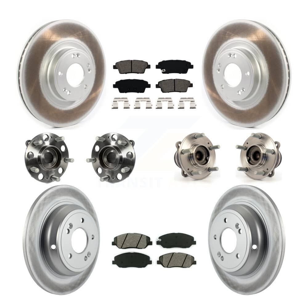Transit Auto - KBB-114674 - Front and Rear Wheel Bearing and Hub Assembly Kits