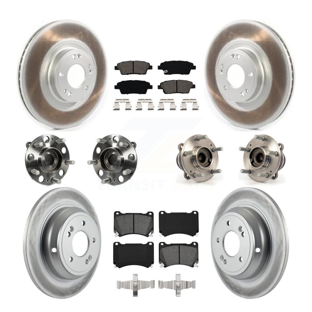 Transit Auto - KBB-114676 - Front and Rear Wheel Bearing and Hub Assembly Kits
