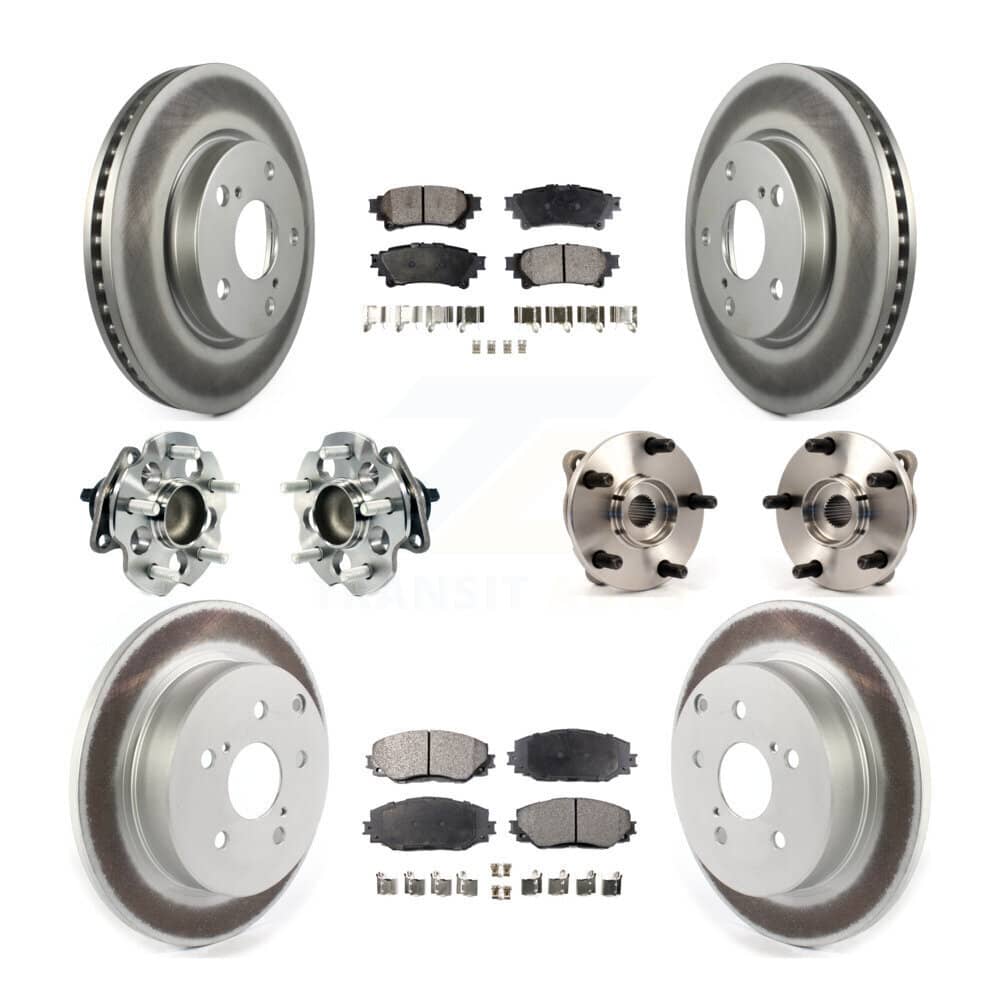 Transit Auto - KBB-114735 - Front and Rear Wheel Bearing and Hub Assembly Kits