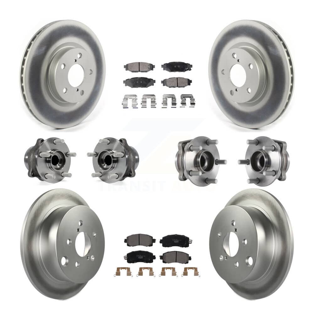 Transit Auto - KBB-114740 - Front and Rear Wheel Bearing and Hub Assembly Kits