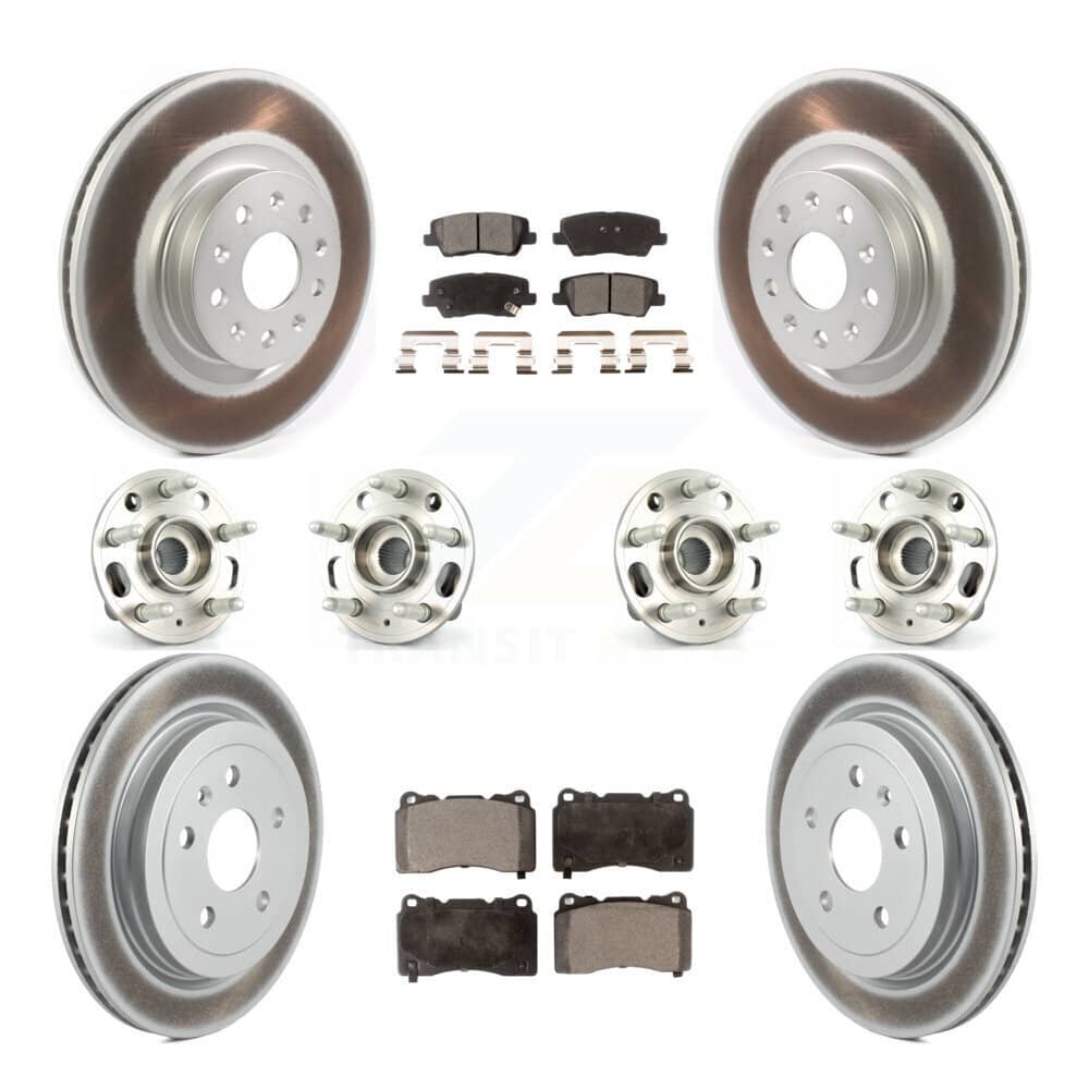 Transit Auto - KBB-114756 - Front and Rear Wheel Bearing and Hub Assembly Kits