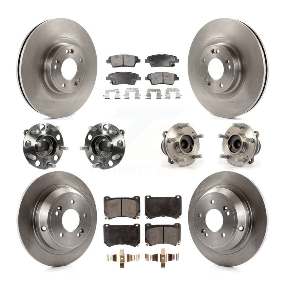 Transit Auto - KBB-114921 - Front and Rear Wheel Bearing and Hub Assembly Kits