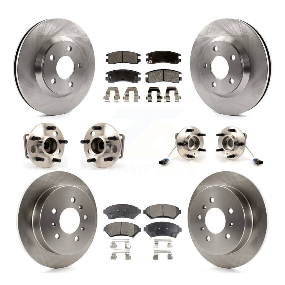 Transit Auto - KBB-115057 - Front and Rear Wheel Bearing and Hub Assembly Kits