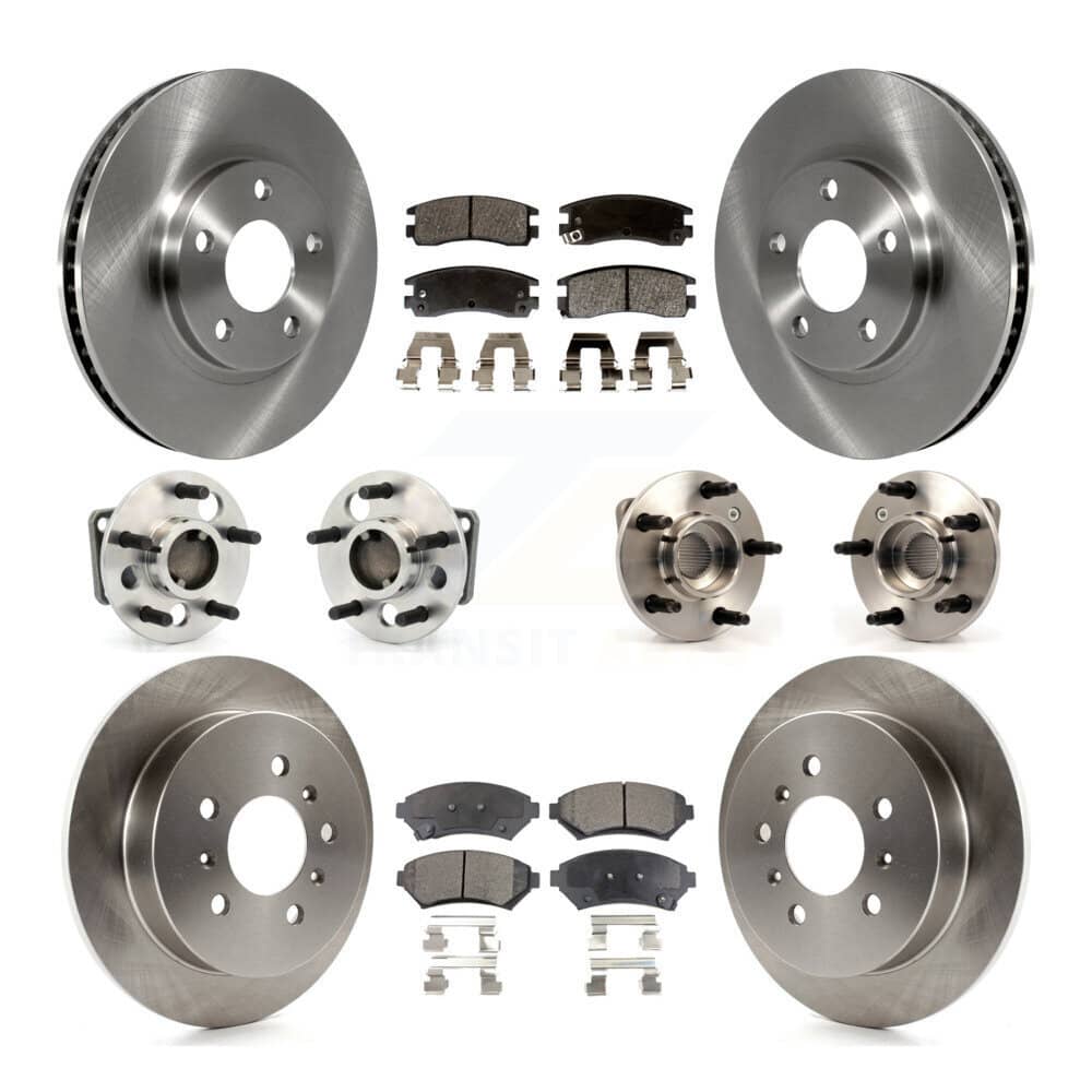 Transit Auto - KBB-115062 - Front and Rear Wheel Bearing and Hub Assembly Kits