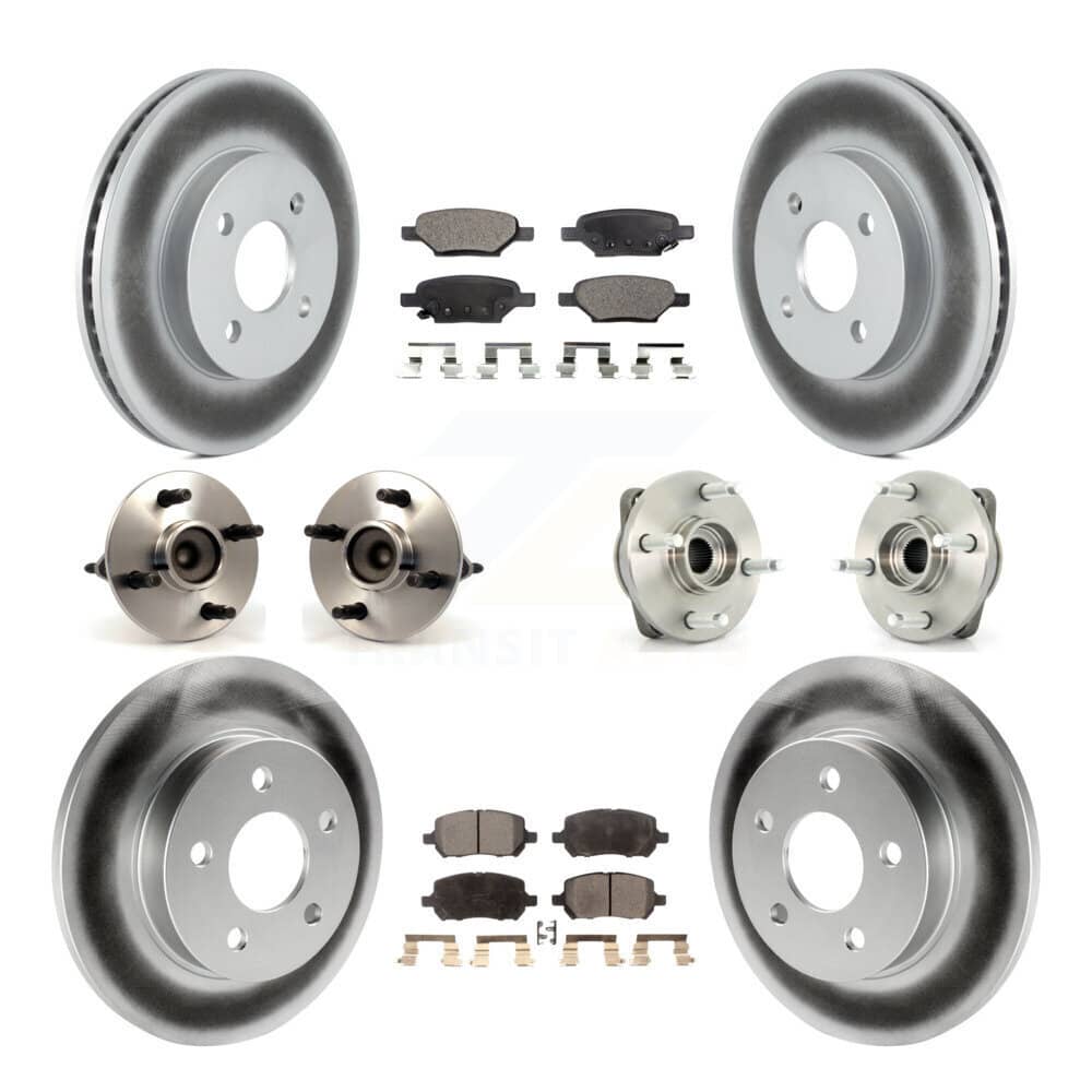 Transit Auto - KBB-115094 - Front and Rear Wheel Bearing and Hub Assembly Kits