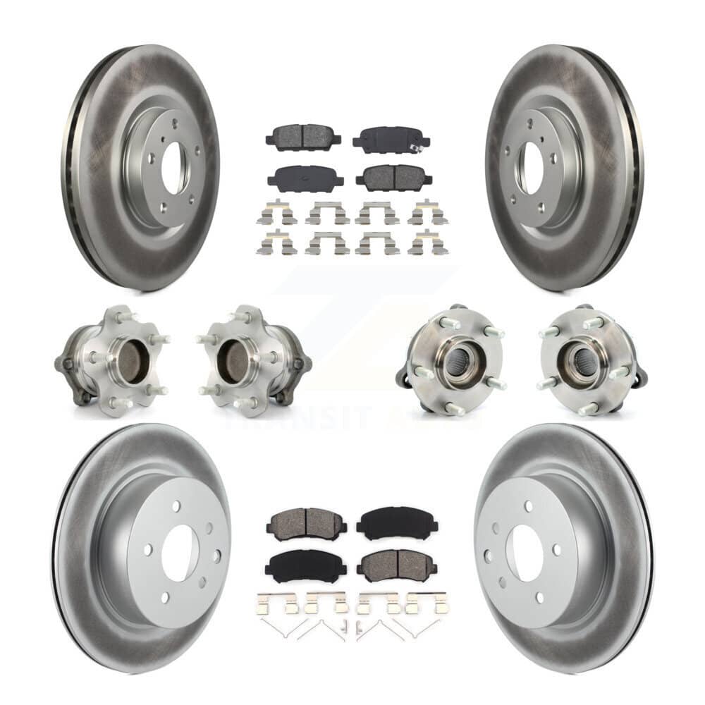 Transit Auto - KBB-115105 - Front and Rear Wheel Bearing and Hub Assembly Kits