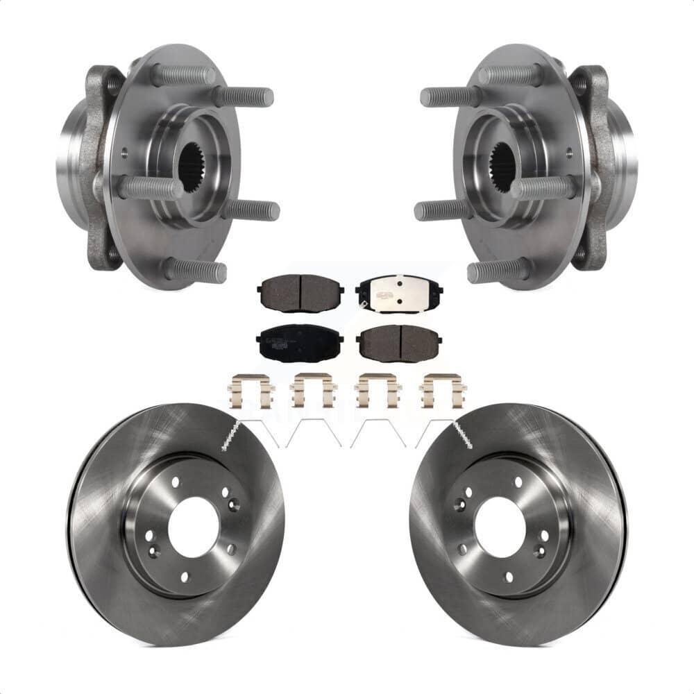 Transit Auto - KBB-115128 - Front Wheel Bearing and Hub Assembly Kits
