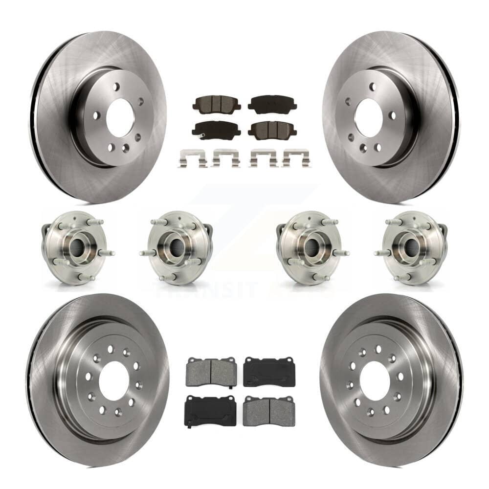 Transit Auto - KBB-115241 - Front and Rear Wheel Bearing and Hub Assembly Kits