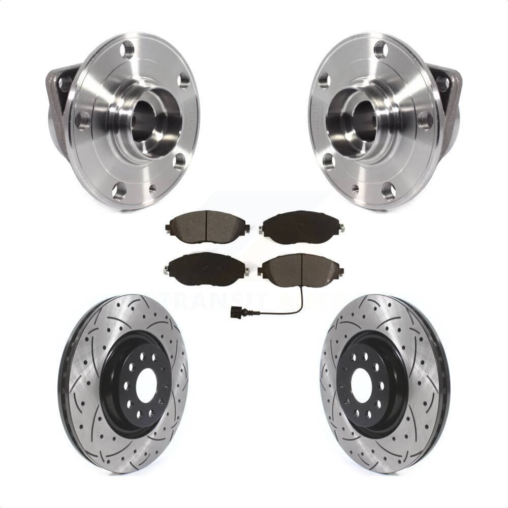 Transit Auto - KBB-115258 - Front Wheel Bearing and Hub Assembly Kits