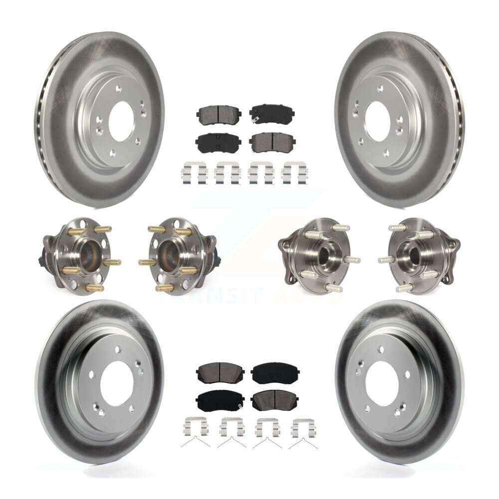 Transit Auto - KBB-115277 - Front and Rear Wheel Bearing and Hub Assembly Kits
