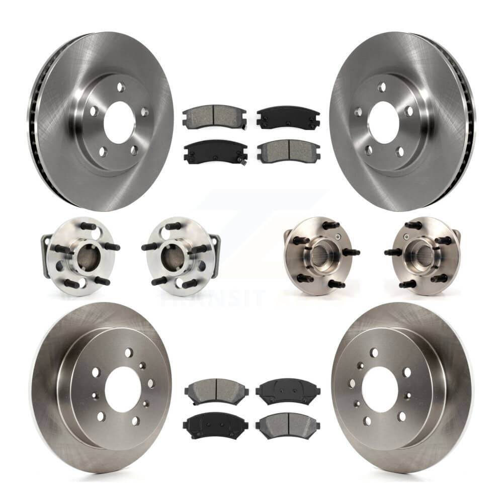 Transit Auto - KBB-115353 - Front and Rear Wheel Bearing and Hub Assembly Kits