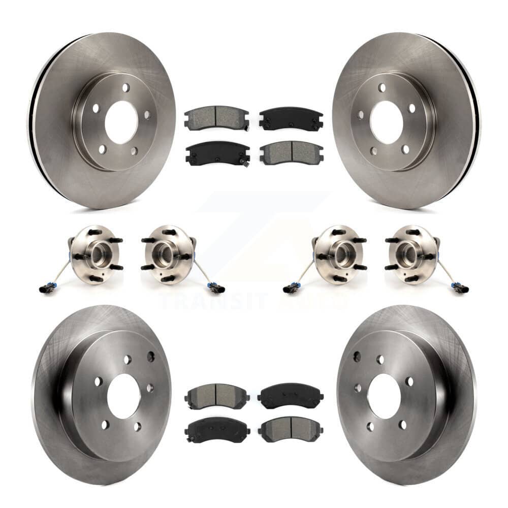 Transit Auto - KBB-115355 - Front and Rear Wheel Bearing and Hub Assembly Kits