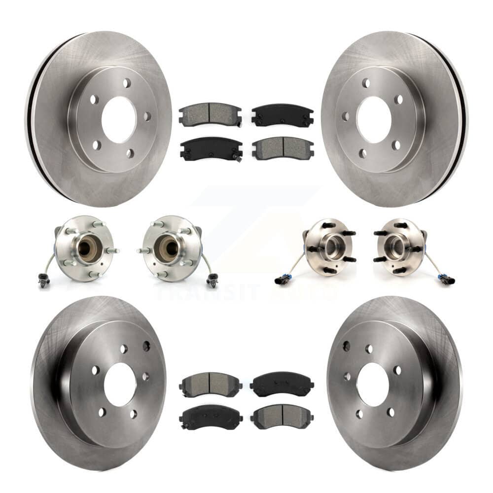 Transit Auto - KBB-115356 - Front and Rear Wheel Bearing and Hub Assembly Kits