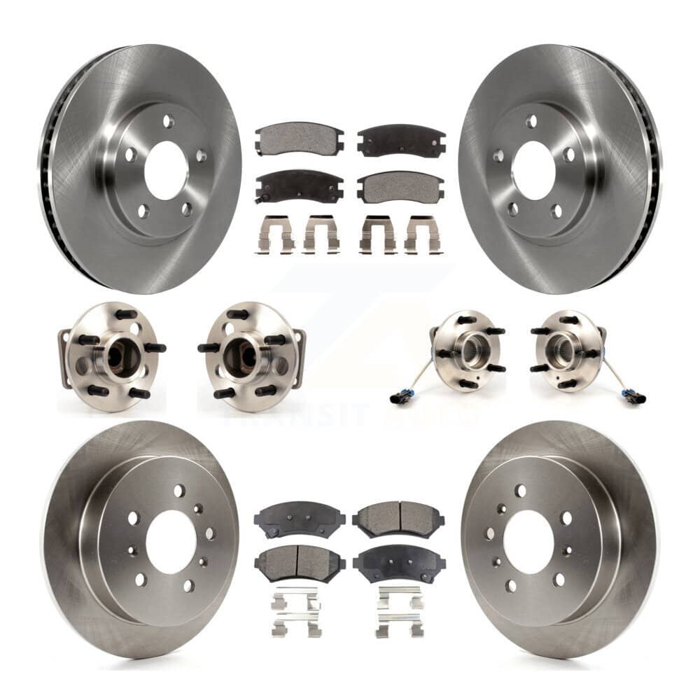 Transit Auto - KBB-115361 - Front and Rear Wheel Bearing and Hub Assembly Kits