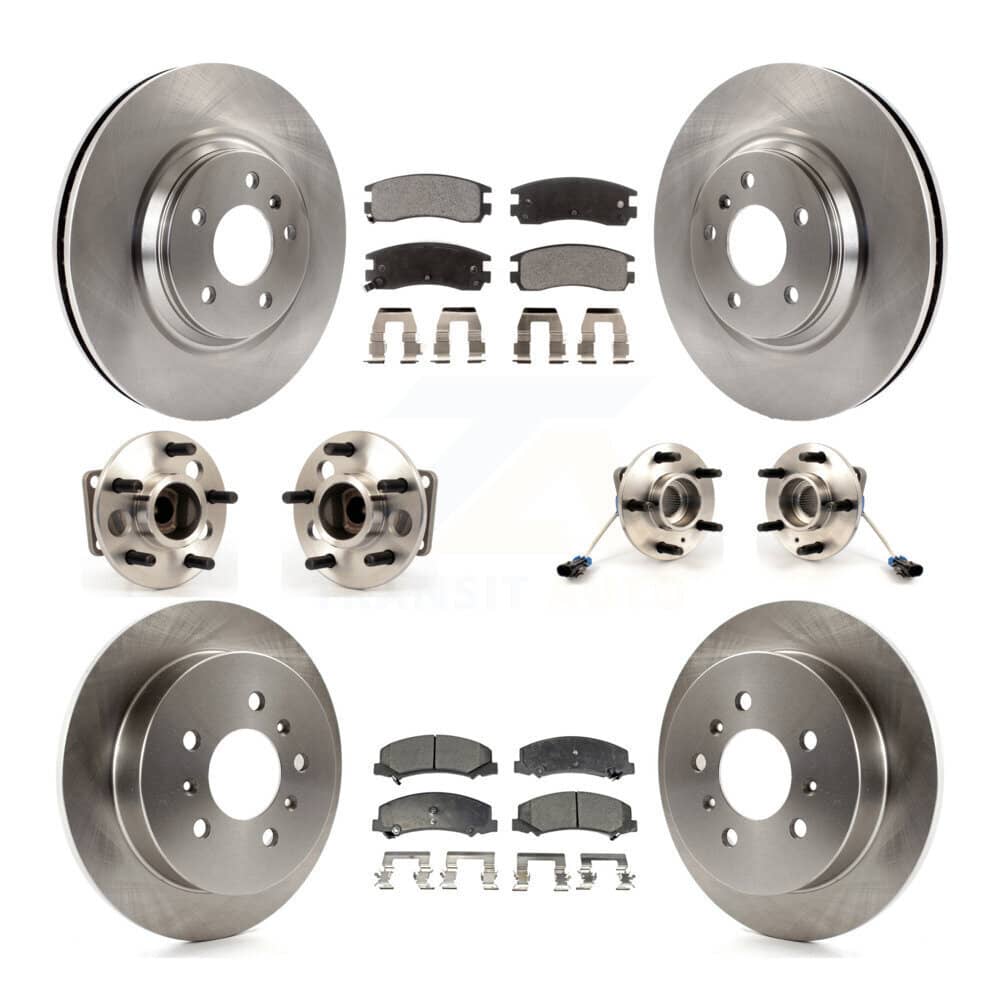 Transit Auto - KBB-115363 - Front and Rear Wheel Bearing and Hub Assembly Kits