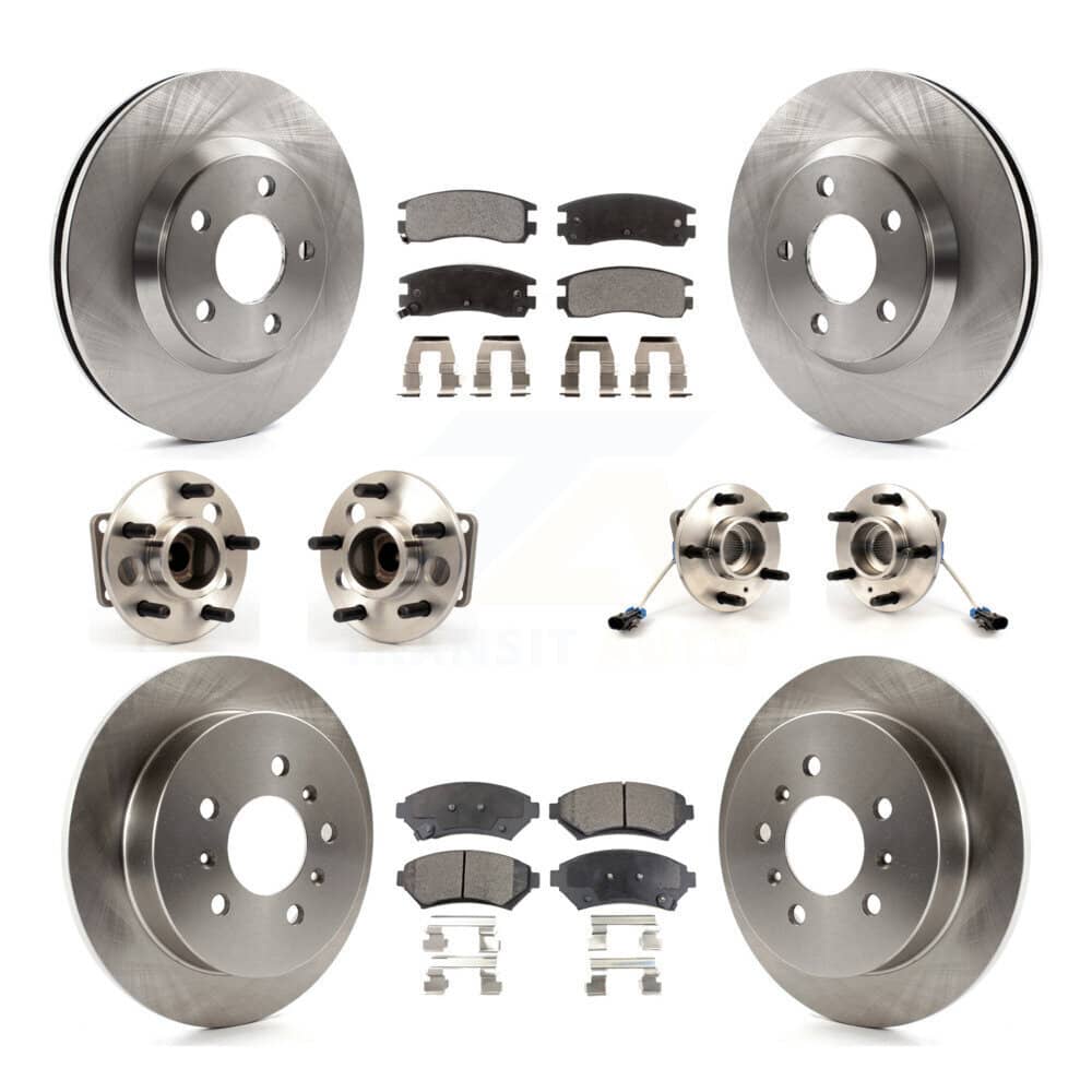 Transit Auto - KBB-115366 - Front and Rear Wheel Bearing and Hub Assembly Kits