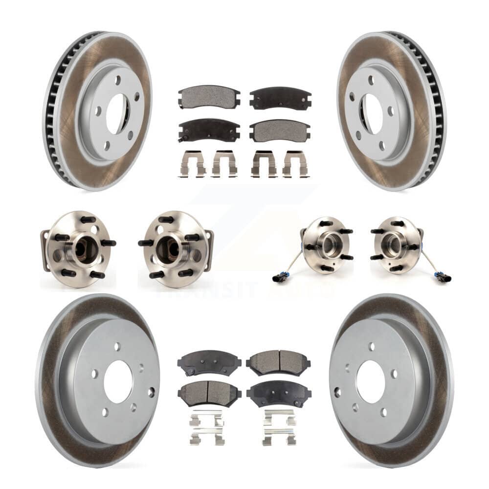Transit Auto - KBB-115390 - Front and Rear Wheel Bearing and Hub Assembly Kits