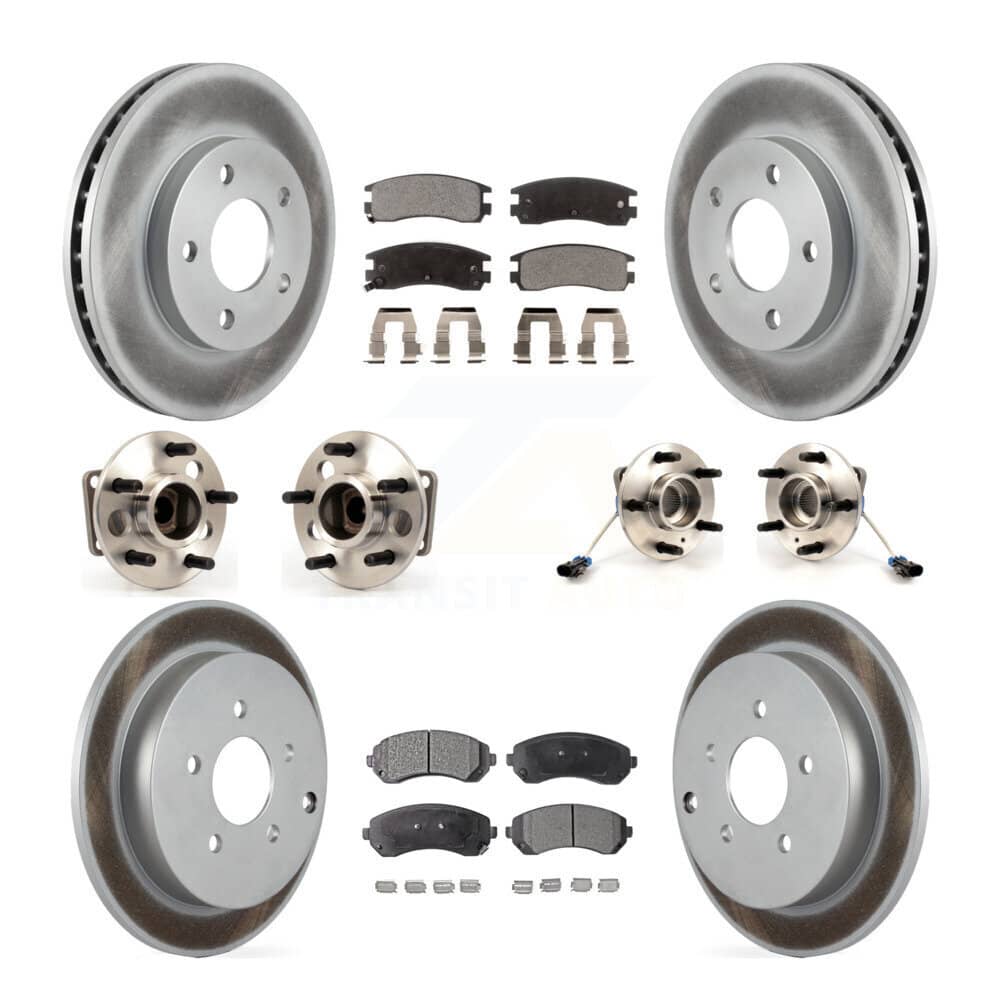 Transit Auto - KBB-115392 - Front and Rear Wheel Bearing and Hub Assembly Kits