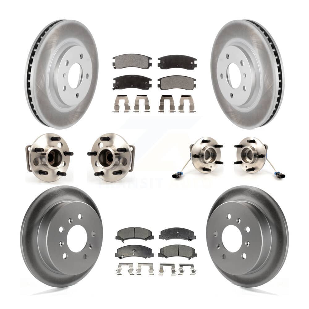 Transit Auto - KBB-115395 - Front and Rear Wheel Bearing and Hub Assembly Kits