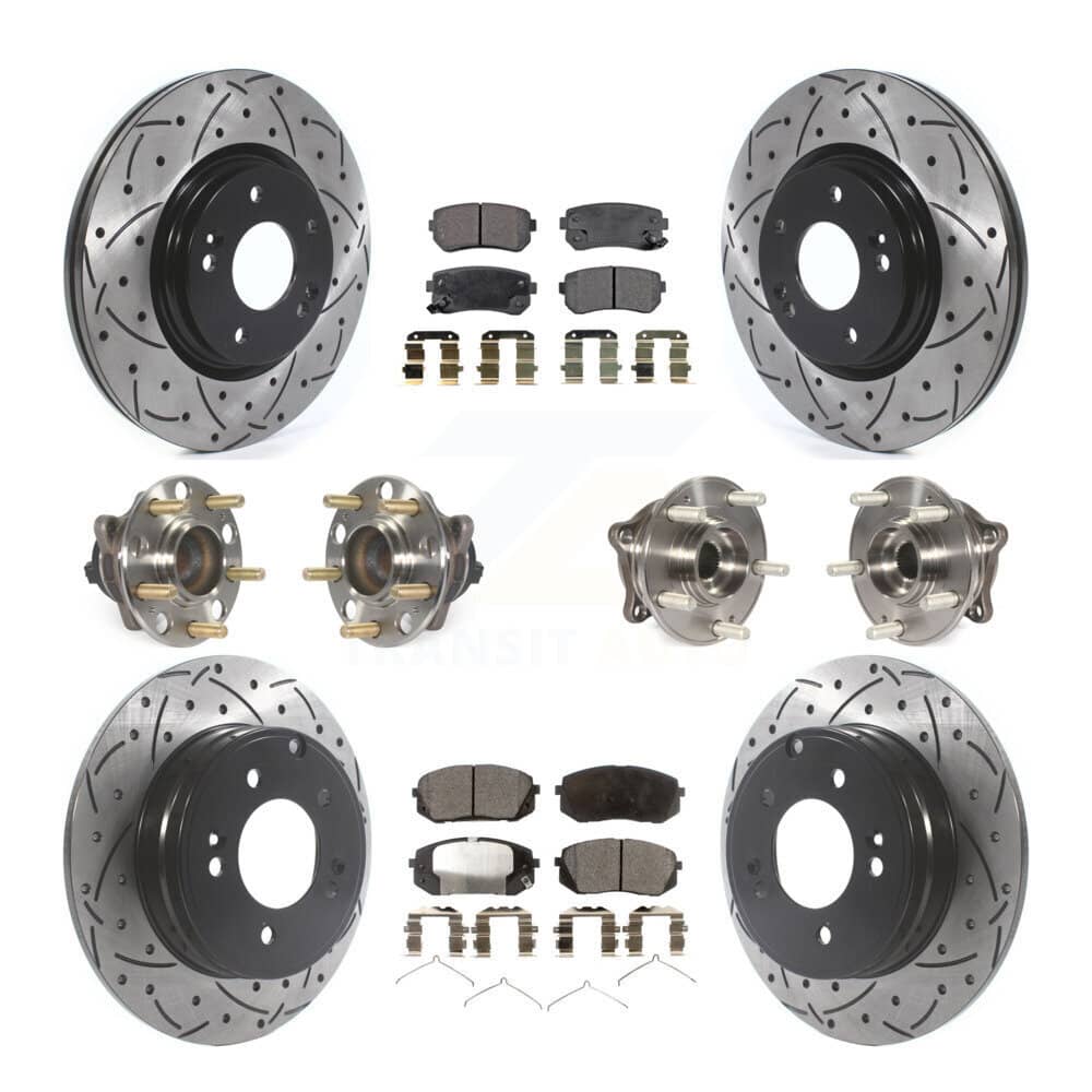 Transit Auto - KBB-115750 - Front and Rear Wheel Bearing and Hub Assembly Kits