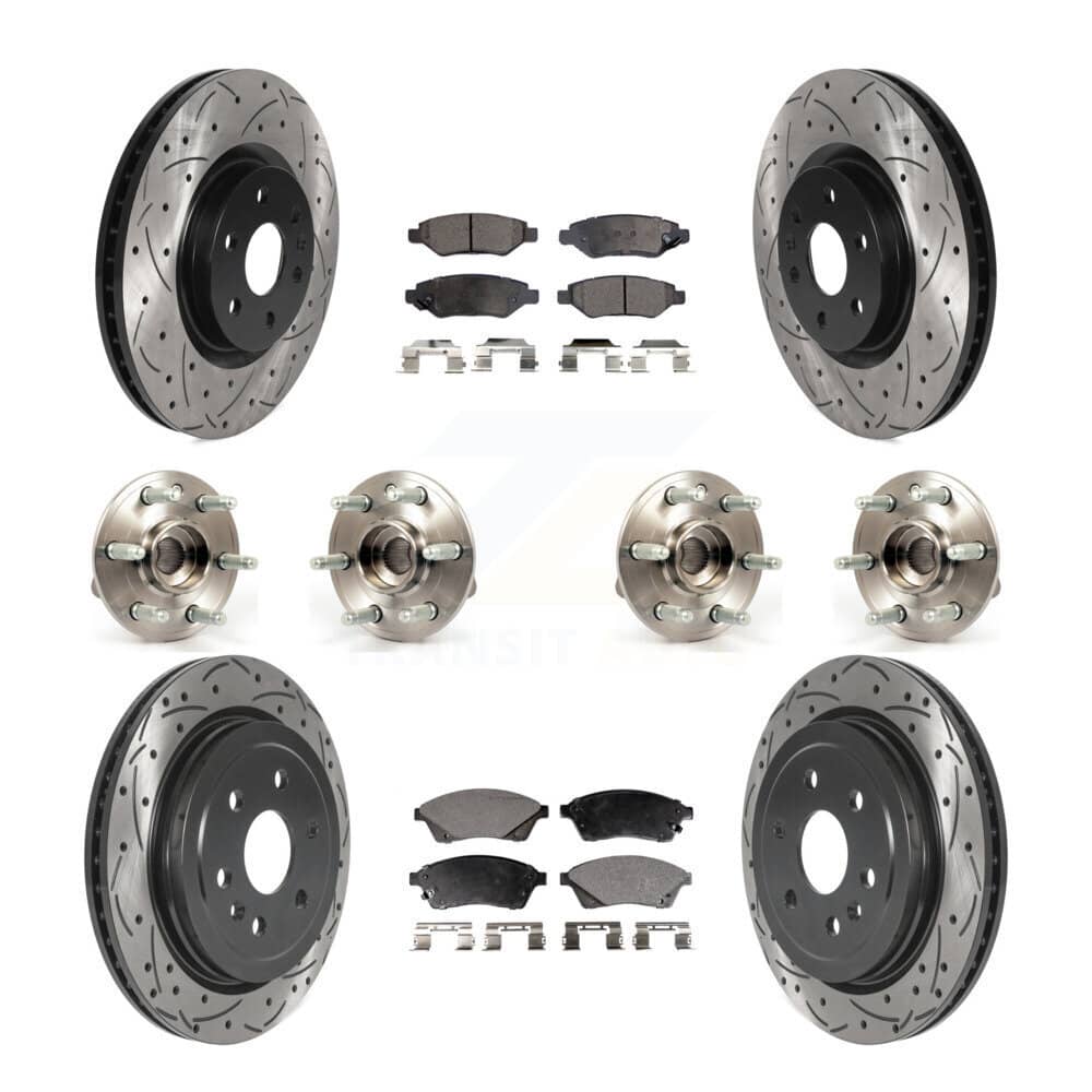 Transit Auto - KBB-115768 - Front and Rear Wheel Bearing and Hub Assembly Kits