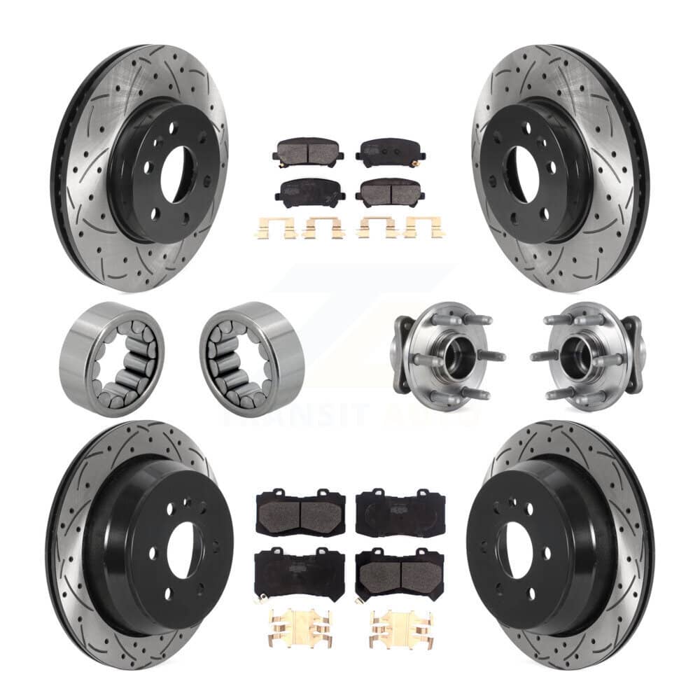 Transit Auto - KBB-115825 - Front and Rear Wheel Bearing and Hub Assembly Kits