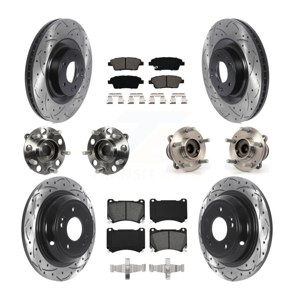 Transit Auto - KBB-115850 - Front and Rear Wheel Bearing and Hub Assembly Kits