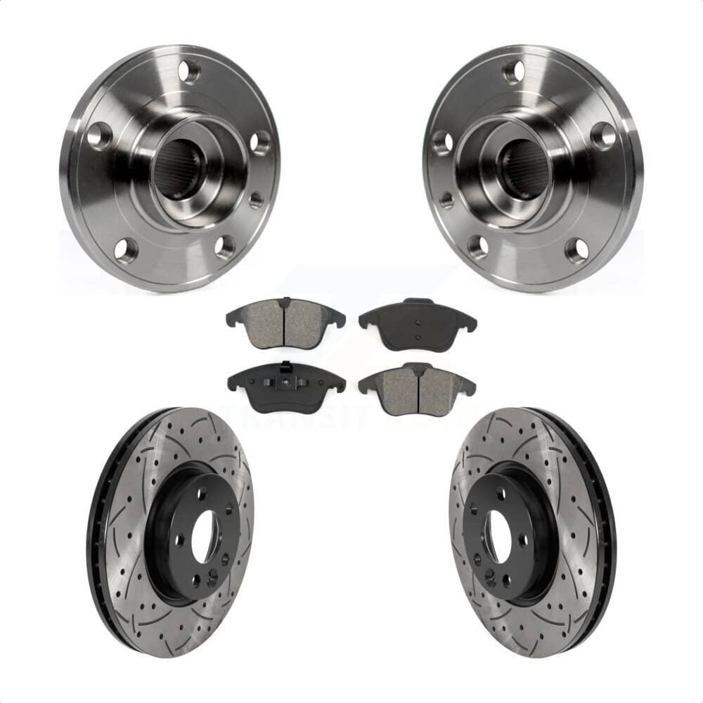 Transit Auto - KBB-115908 - Front Wheel Bearing and Hub Assembly Kits