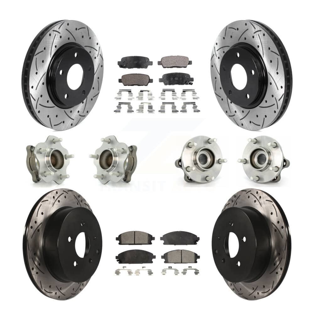 Transit Auto - KBB-115935 - Front and Rear Wheel Bearing and Hub Assembly Kits