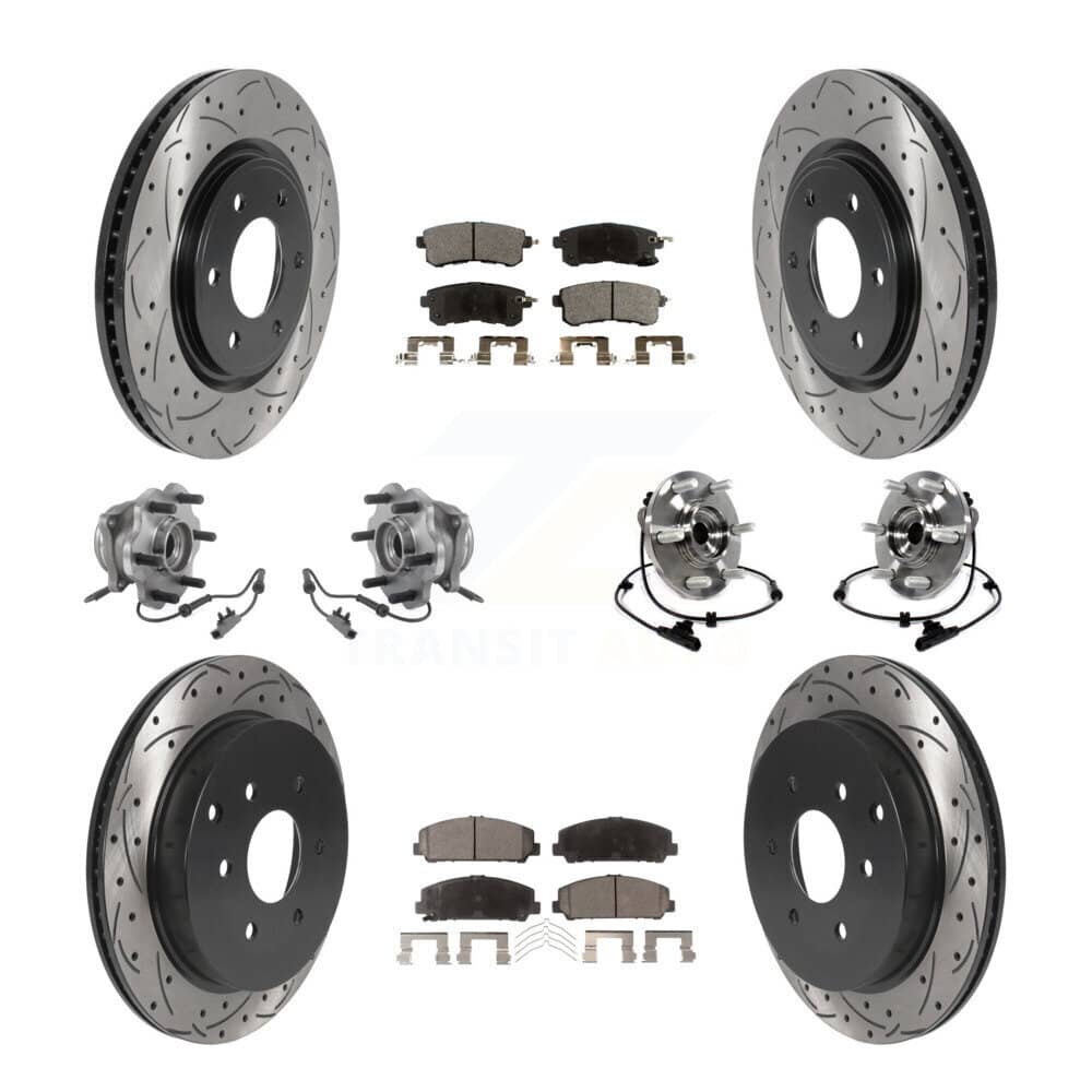 Transit Auto - KBB-116002 - Front and Rear Wheel Bearing and Hub Assembly Kits