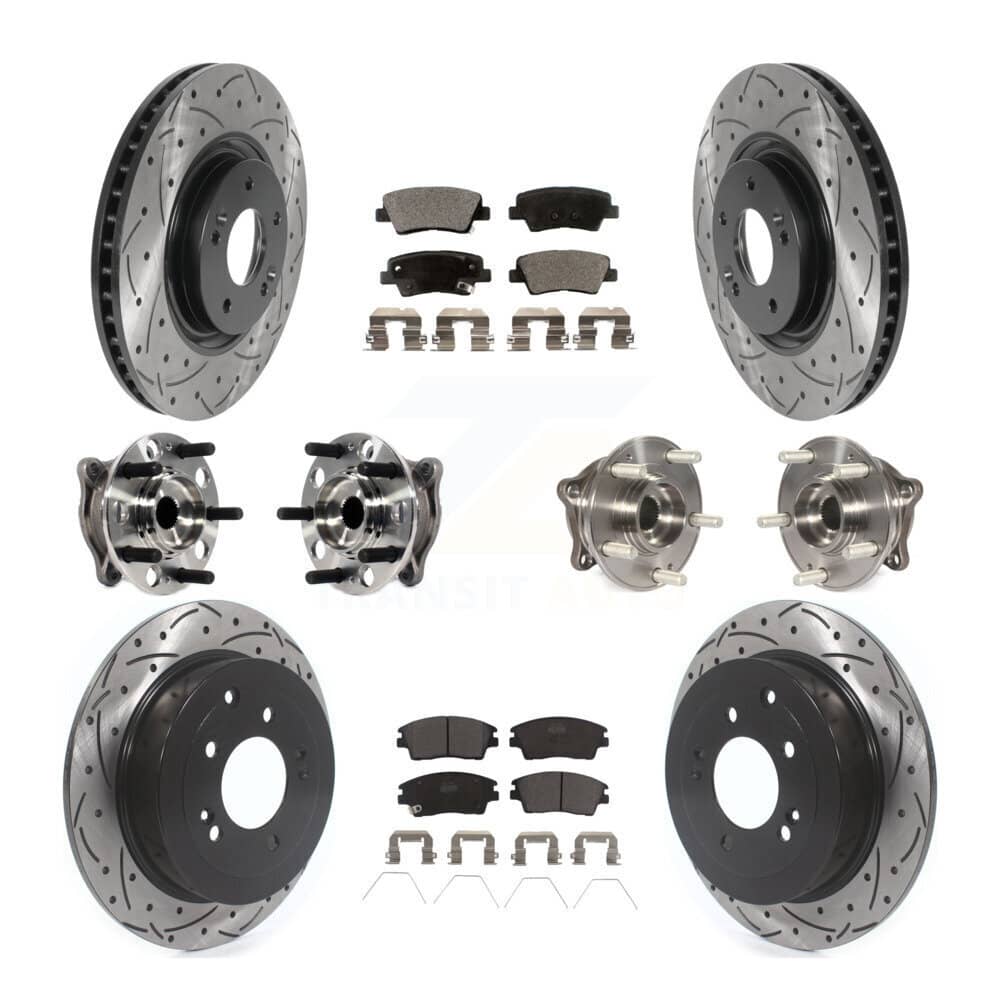 Transit Auto - KBB-116003 - Front and Rear Wheel Bearing and Hub Assembly Kits