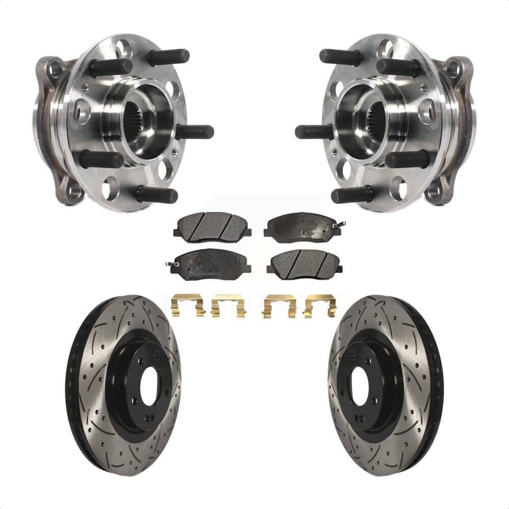 Transit Auto - KBB-116043 - Front Wheel Bearing and Hub Assembly Kits