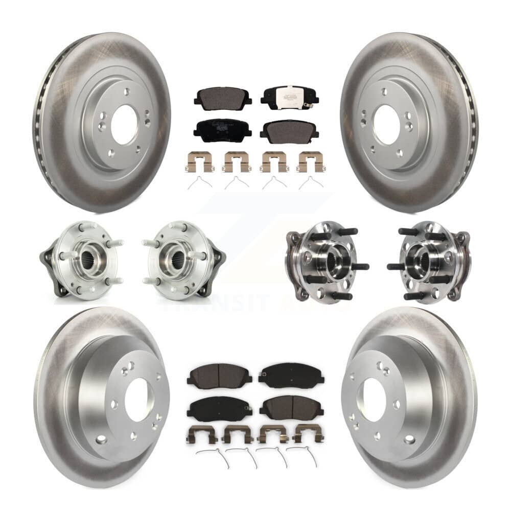 Transit Auto - KBB-116131 - Front and Rear Wheel Bearing and Hub Assembly Kits