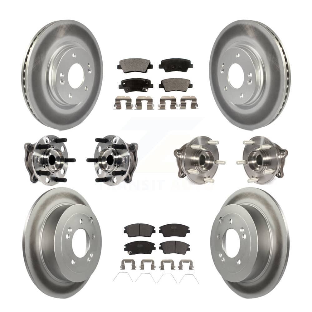 Transit Auto - KBB-116133 - Front and Rear Wheel Bearing and Hub Assembly Kits
