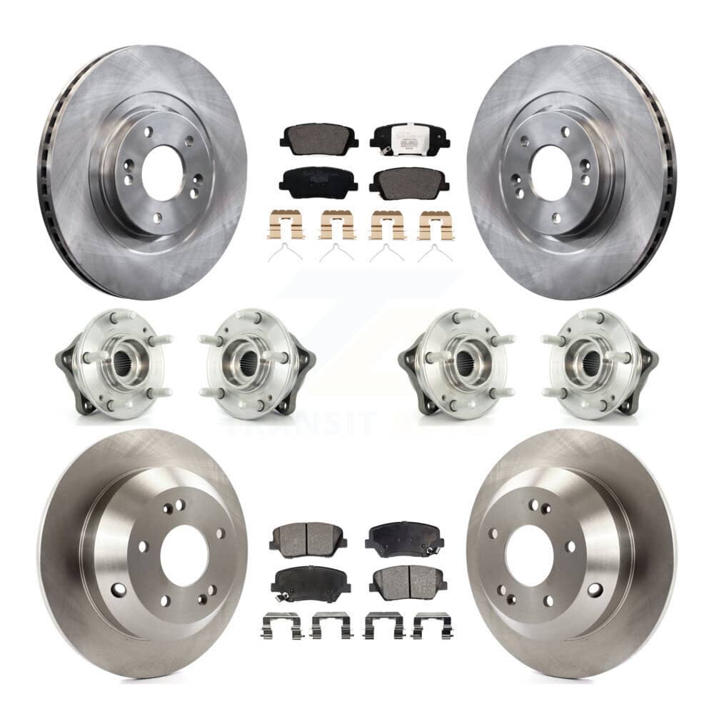 Transit Auto - KBB-116220 - Front and Rear Wheel Bearing and Hub Assembly Kits