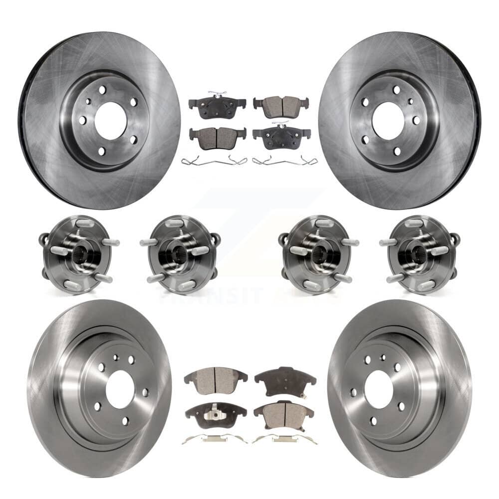 Transit Auto - KBB-116254 - Front and Rear Wheel Bearing and Hub Assembly Kits