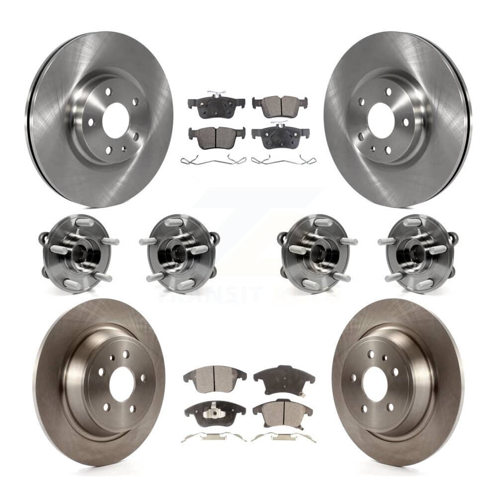 Transit Auto - KBB-116256 - Front and Rear Wheel Bearing and Hub Assembly Kits
