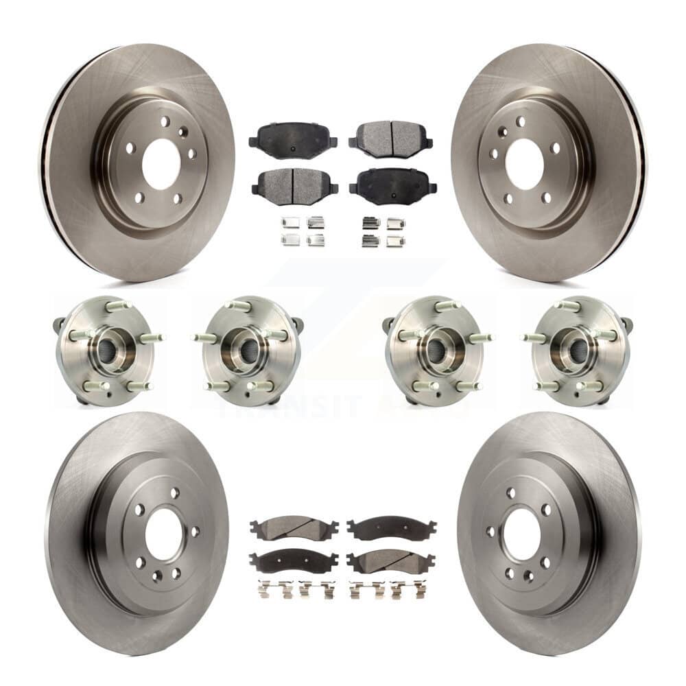 Transit Auto - KBB-116261 - Front and Rear Wheel Bearing and Hub Assembly Kits