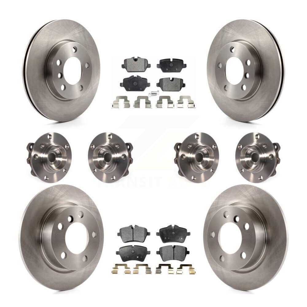 Transit Auto - KBB-116278 - Front and Rear Wheel Bearing and Hub Assembly Kits
