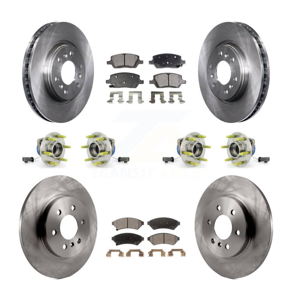 Transit Auto - KBB-116287 - Front and Rear Wheel Bearing and Hub Assembly Kits