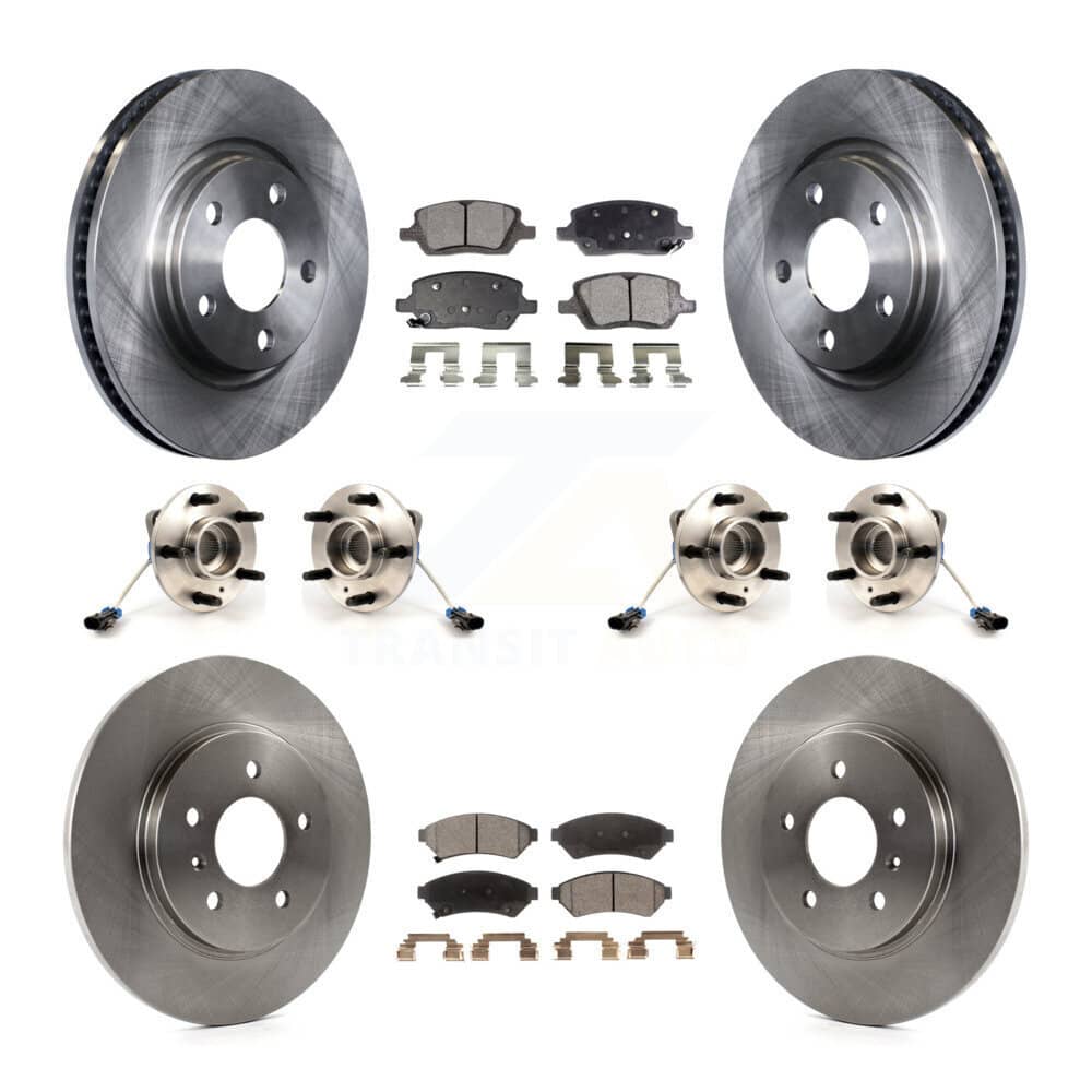 Transit Auto - KBB-116296 - Front and Rear Wheel Bearing and Hub Assembly Kits