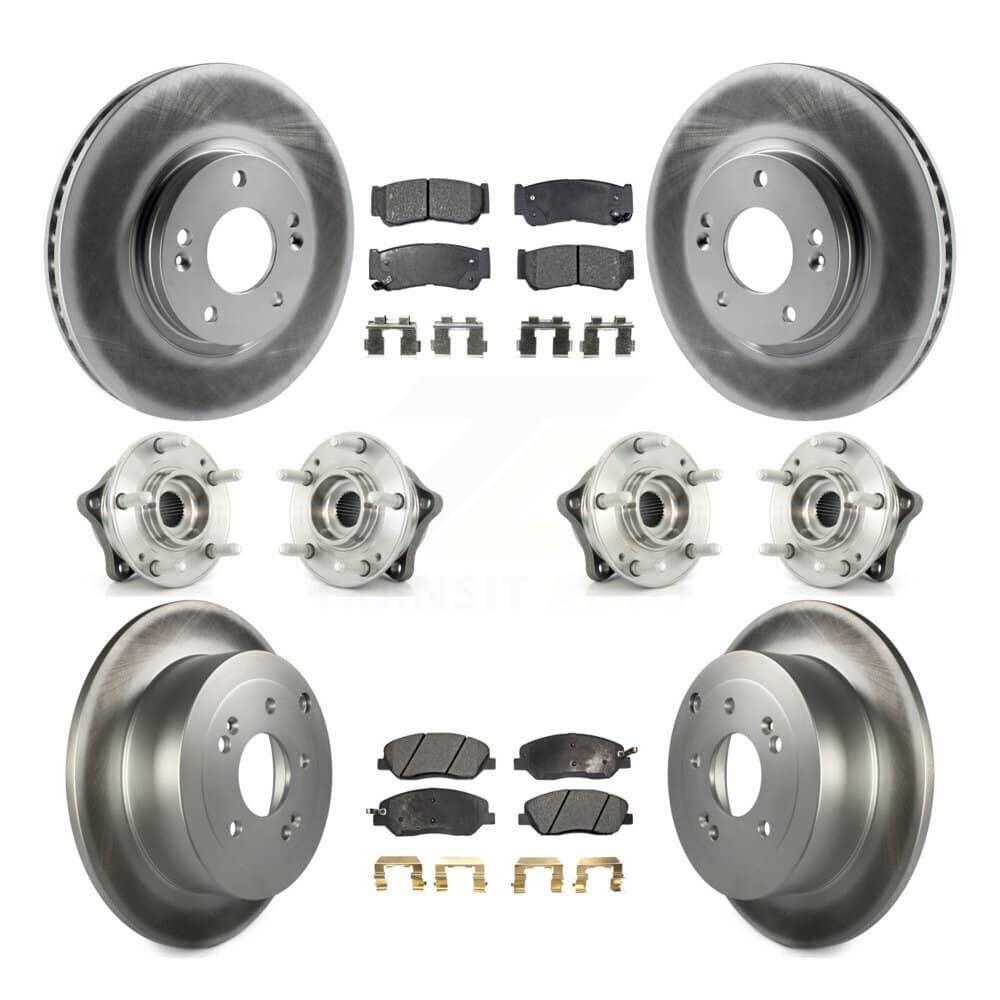 Transit Auto - KBB-116354 - Front and Rear Wheel Bearing and Hub Assembly Kits