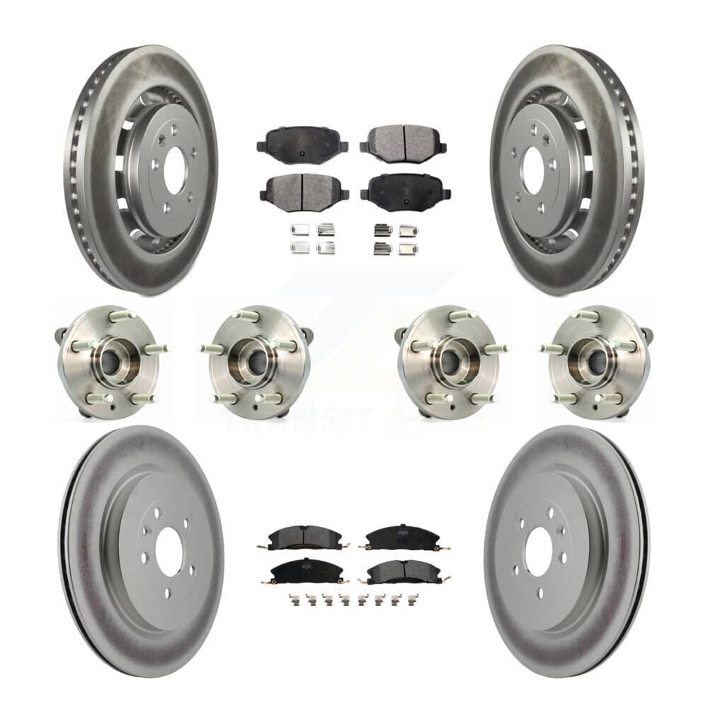 Transit Auto - KBB-116369 - Front and Rear Wheel Bearing and Hub Assembly Kits