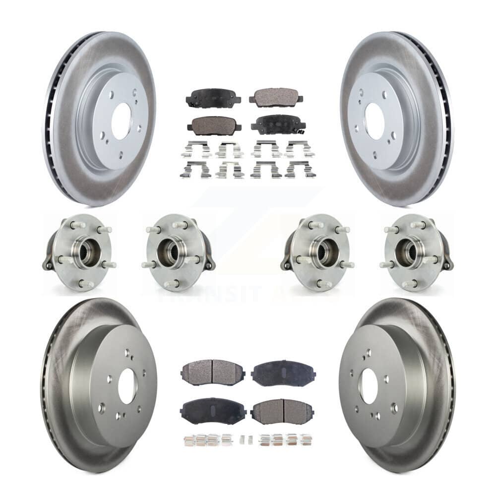 Transit Auto - KBB-116380 - Front and Rear Wheel Bearing and Hub Assembly Kits